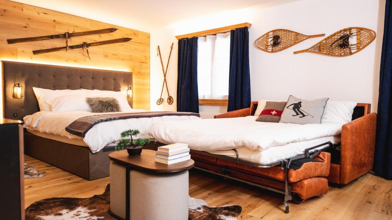 Wunderstay Alpine 3 Chic Studio Central Location Klosters Kültér fotó